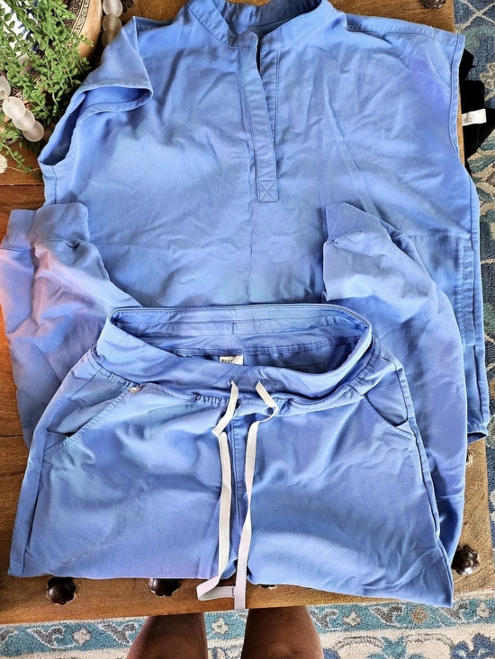 FIGS Blue Scrub Set Size Small